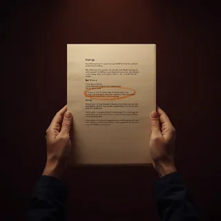 You receive written findings
